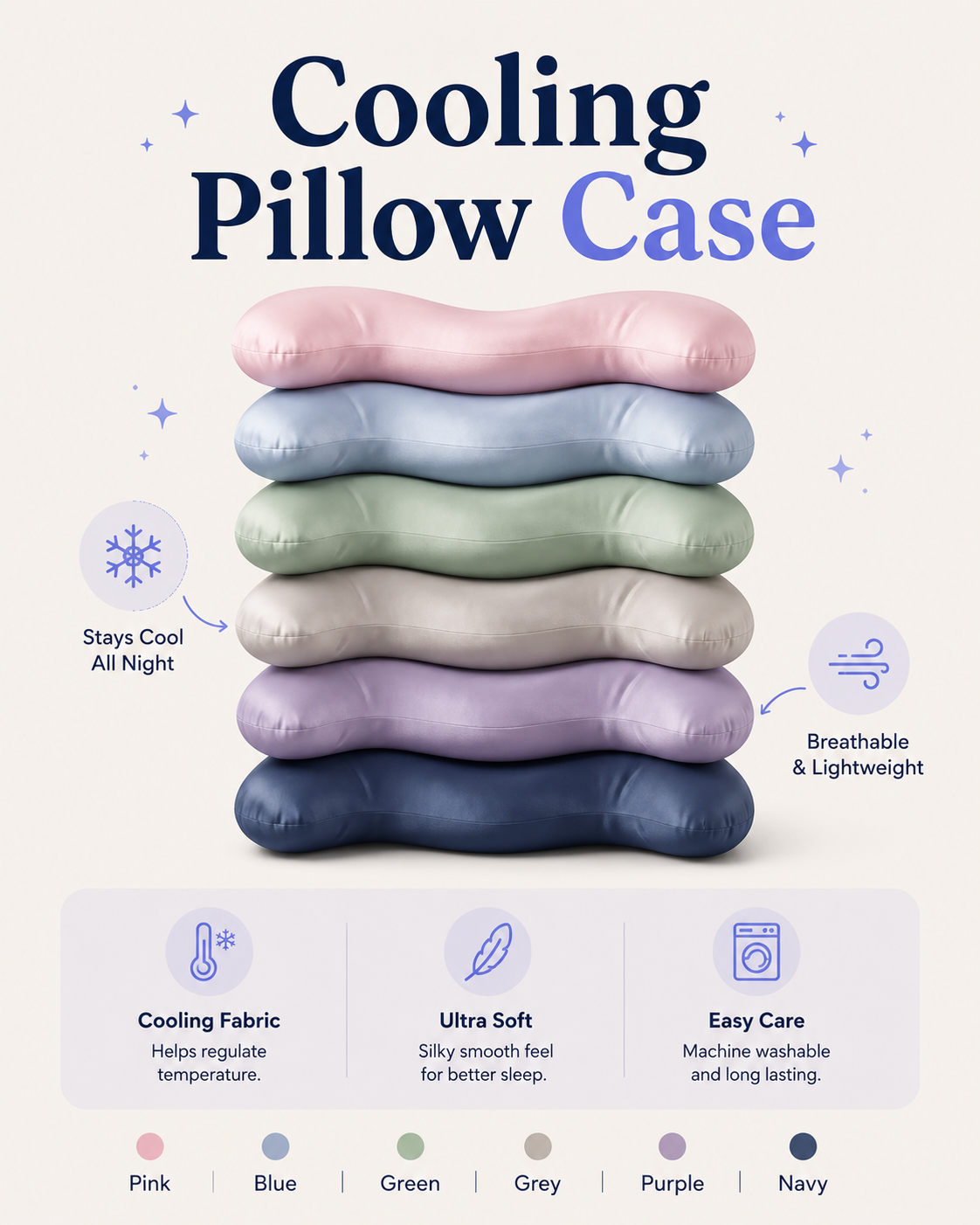 The Bedfellow™ Cooling Pillowcase