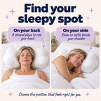 Nestle Comfort Pillow — positions