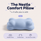 Nestle Comfort Pillow — blue